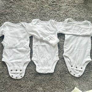 Carter's Newborn 3-Pack Long-Sleeve Bodysuit